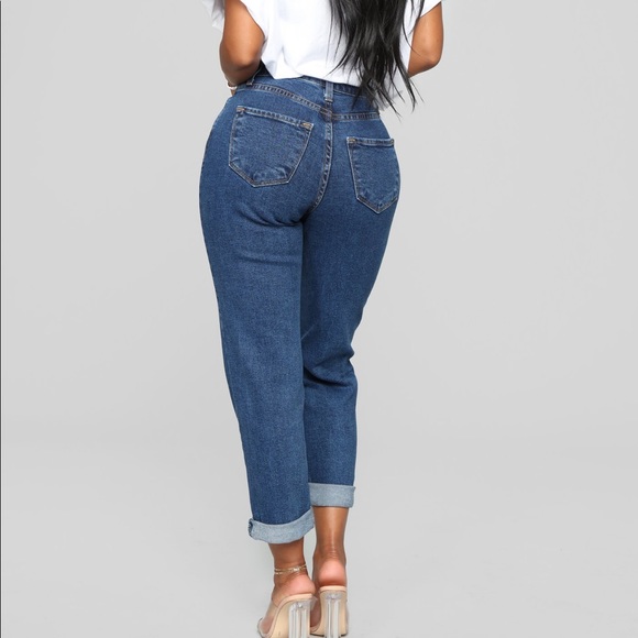 Fashion Nova Jeans - Dark Wash - Picture 2 of 10